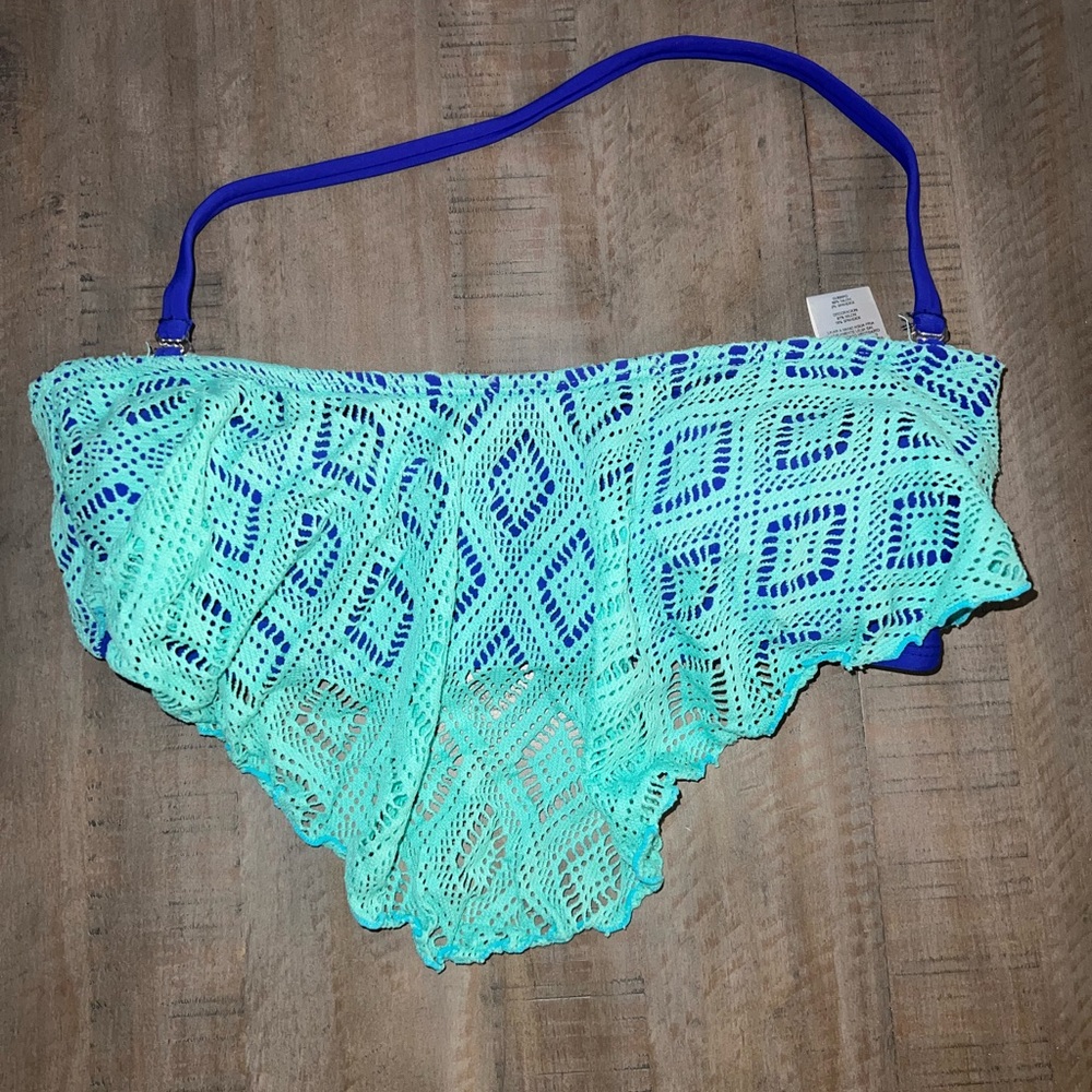 Mint green swim top
